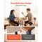 Light Gray 3-Piece Bar Table Set with Rounded Corner Design and Stools